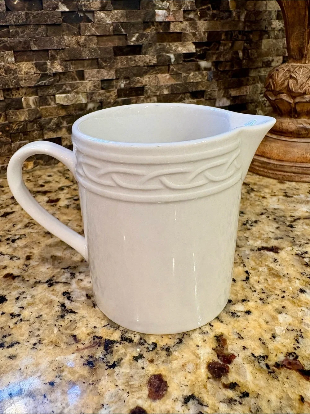 Gala by Block Sugar Jar and Creamer Set - Elegant Braided Border